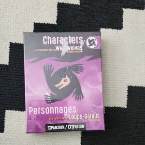 Werewolves Characters Expansion Pack GAME - Brand NEW